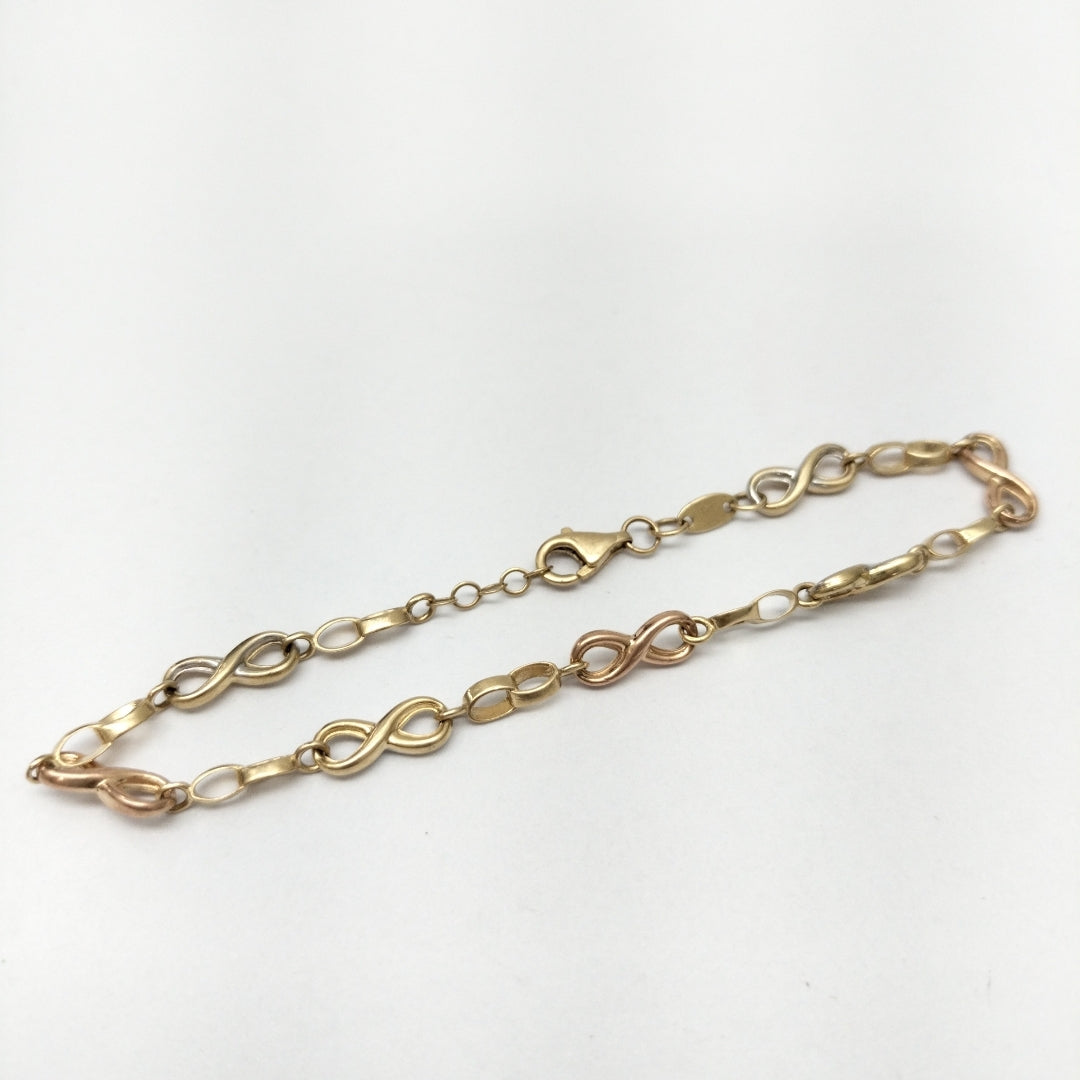 K1 3,20 GRMS 14 K ESPECIFICACIONES COMPLEMENTARIAS 1 PULSERA TEJ ESPECIAL (SEMINUEVO)