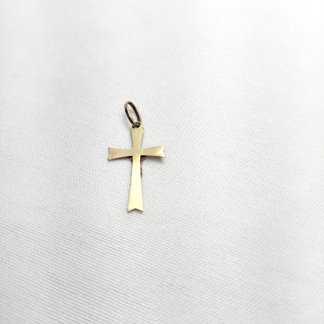 CRUCIFIJO ORO 14 K 0.9 GRMS (SEMINUEVO)