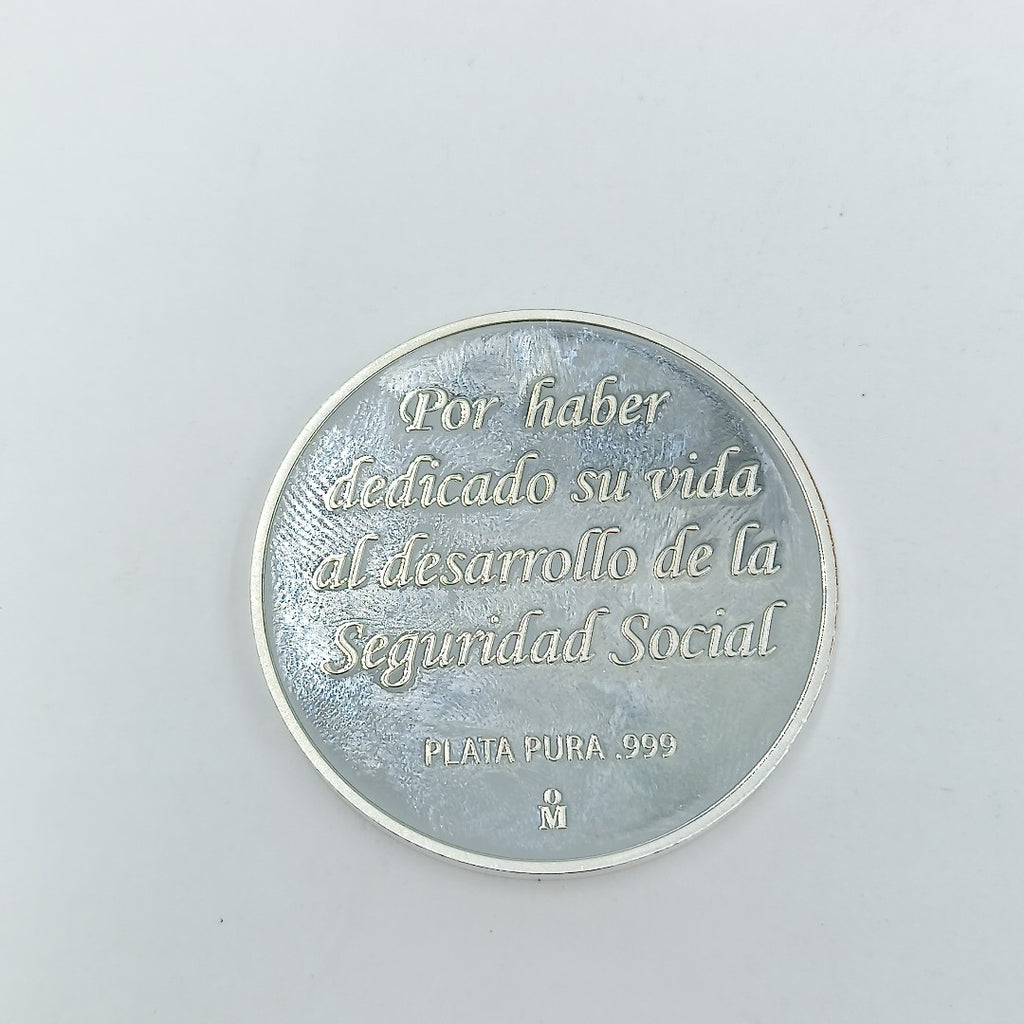 K1 31.2 GRMS PLATA .999 IDENTIFICACIÓN MEDALLA PERSONAL MATERIALES PLATA (SEMINUEVO)