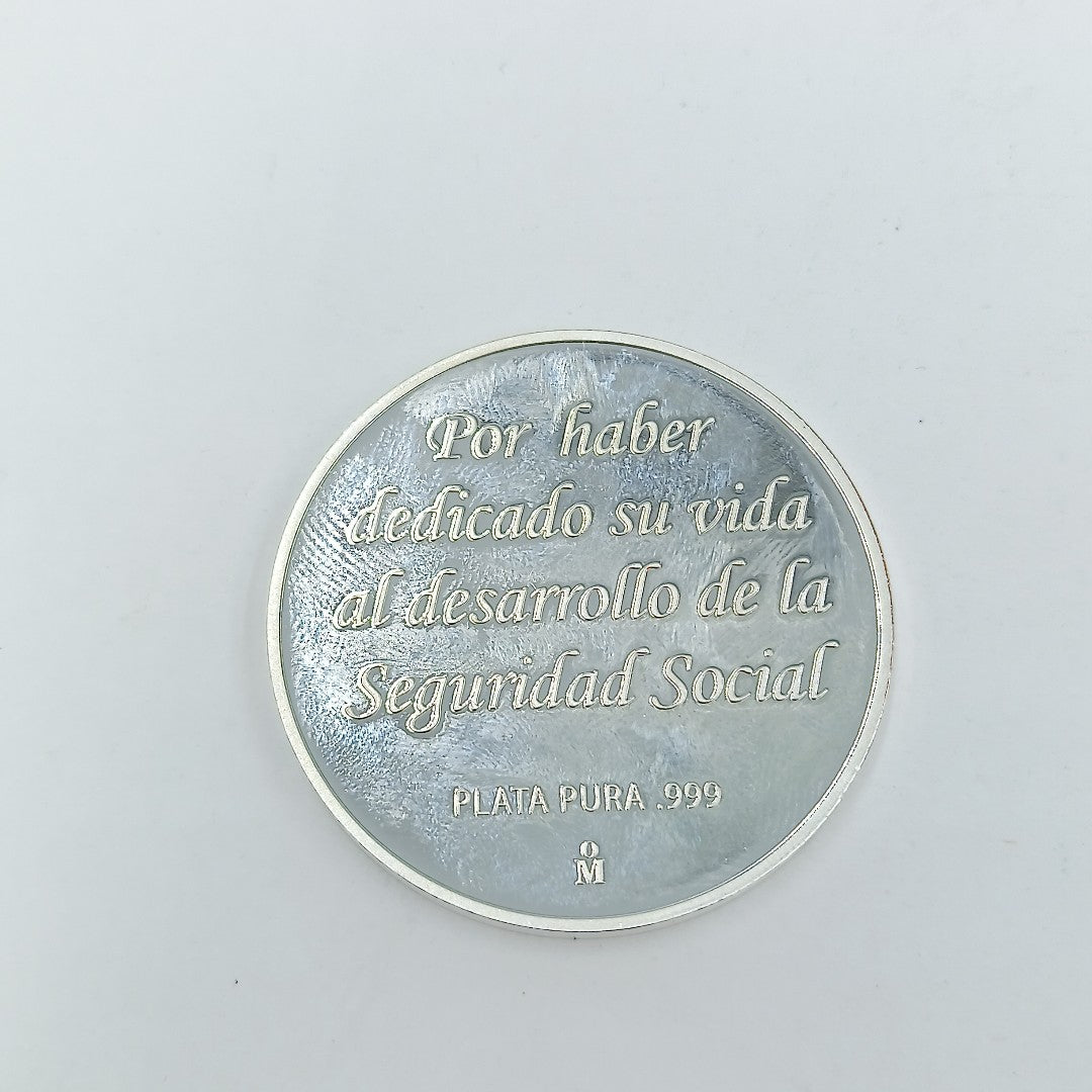 K1 31.2 GRMS PLATA .999 IDENTIFICACIÓN MEDALLA PERSONAL MATERIALES PLATA (SEMINUEVO)