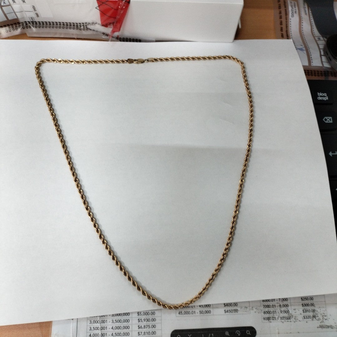 CADENA ORO 10 K 6.3 GRMS (SEMINUEVO)