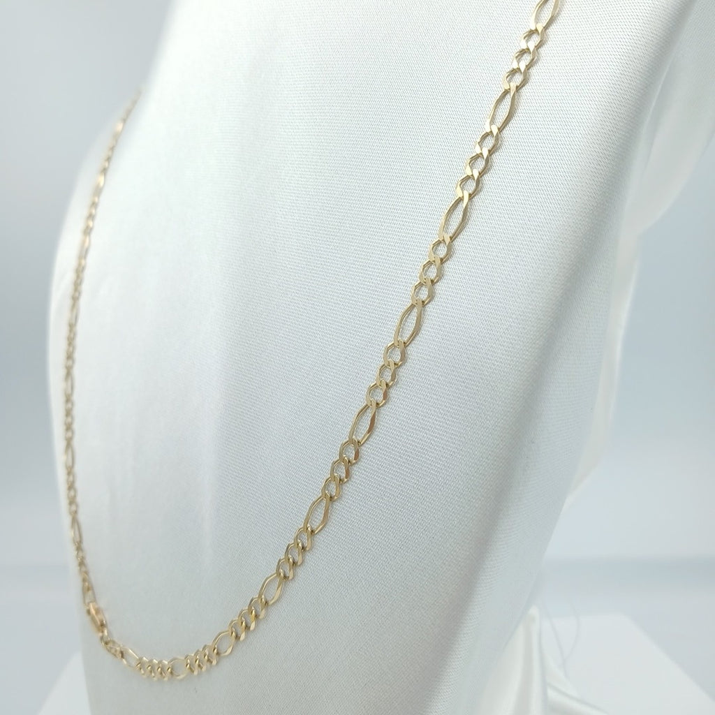 CADENA 3 X 1 8.61GR 60 CM 14K (NUEVO)