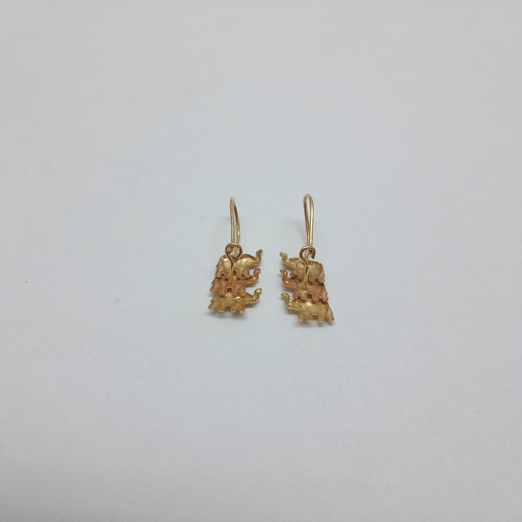 ARETES PAR ORO 14 K 1.4 GRMS (SEMINUEVO)