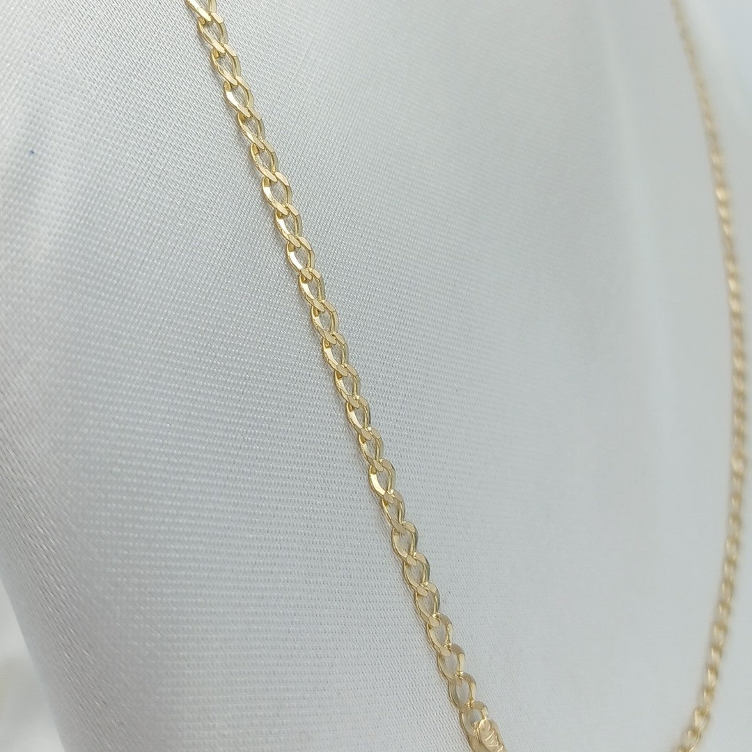 CADENA BARBADO 5.31GR 55 CM 14K (NUEVO)