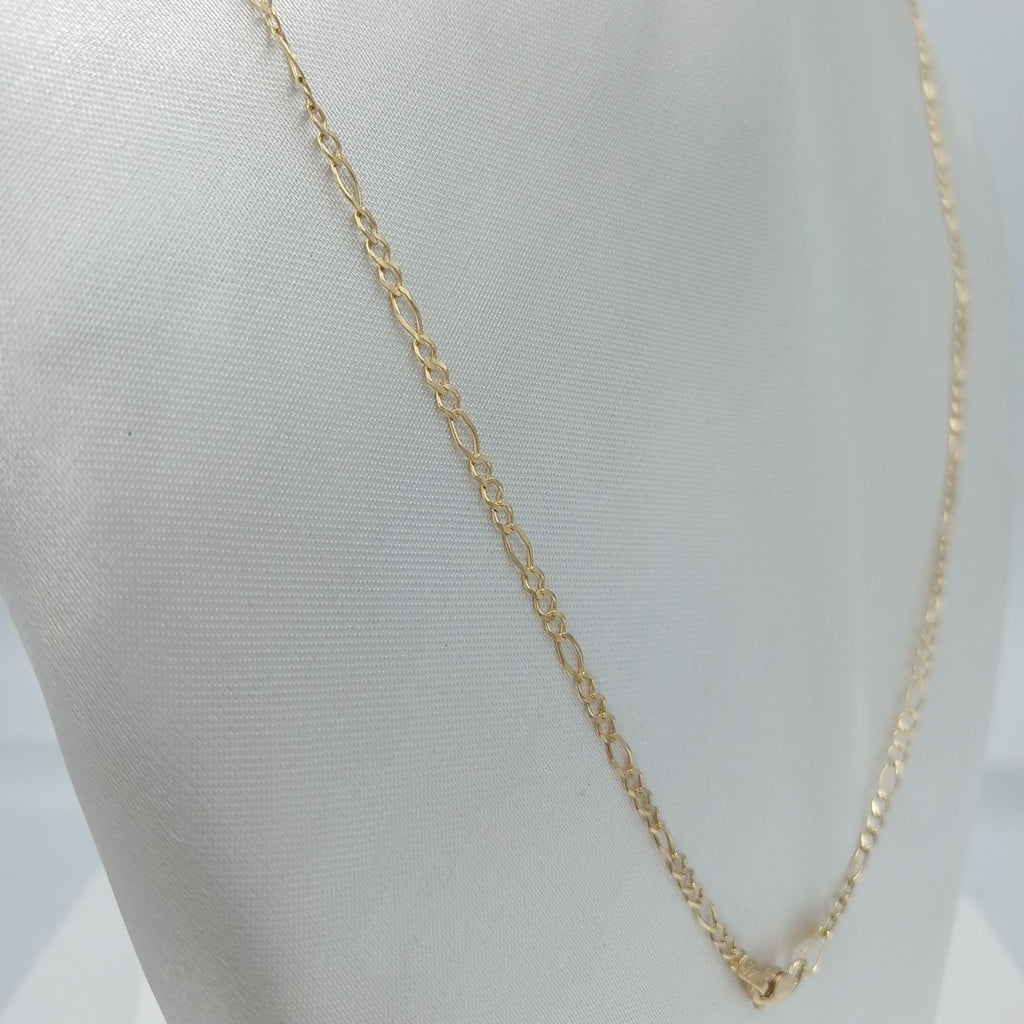 CADENA 3 X 1 3.81GR 55 CM 14K (NUEVO)
