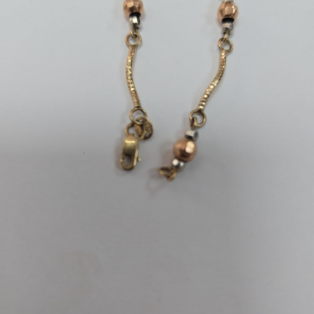 K1 3,70 GRMS 10 K ESPECIFICACIONES COMPLEMENTARIAS PULSERA ORO COMBINADO TL HECH (SEMINUEVO)