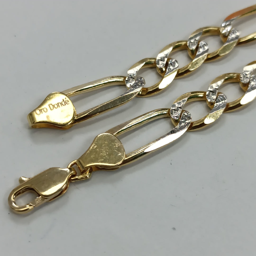 PULSERA TEJIDO 3X1 15.9G 21 CM 14K (NUEVO)