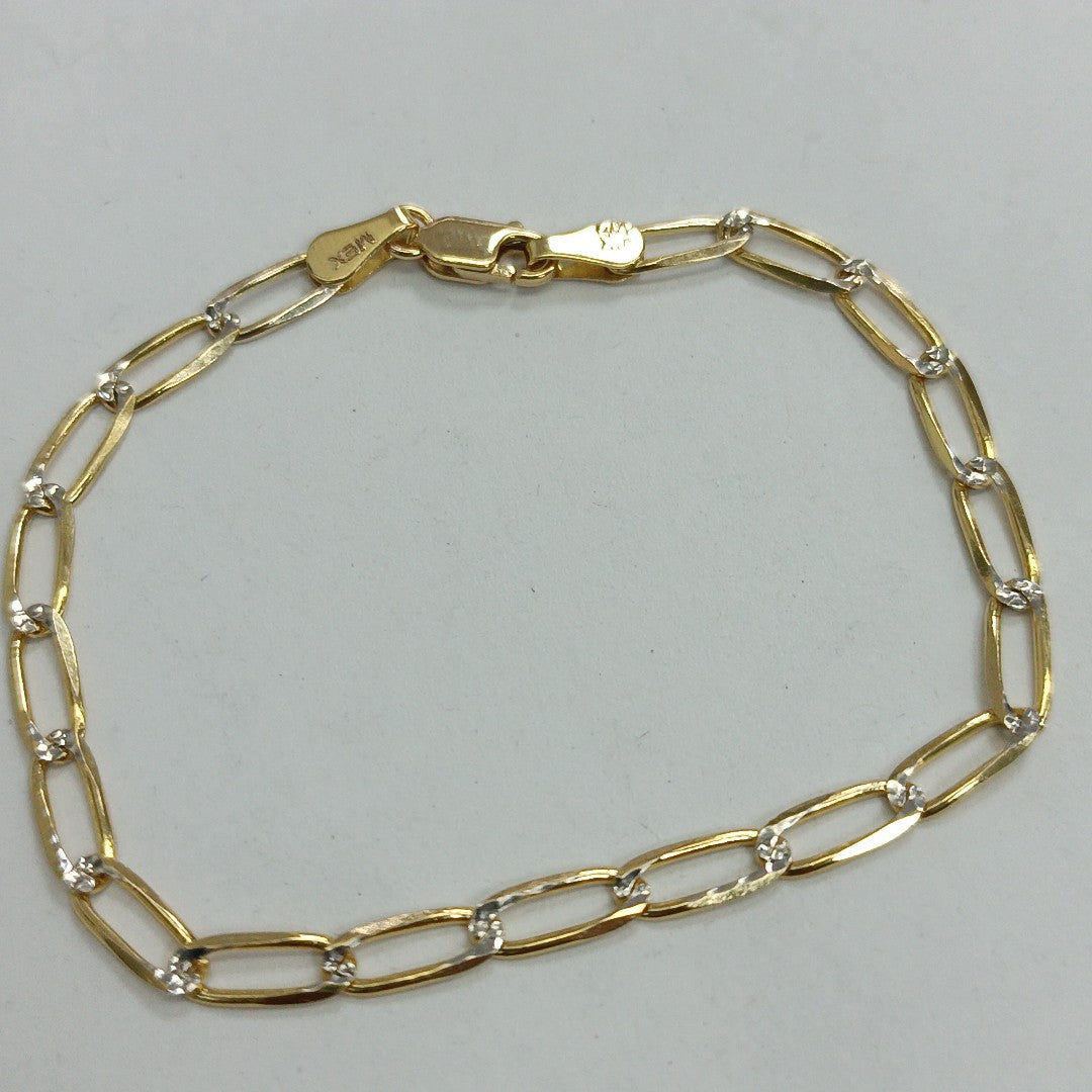 PULSERA TEJIDO ESLABONES 3.9G 18 CM (NUEVO)