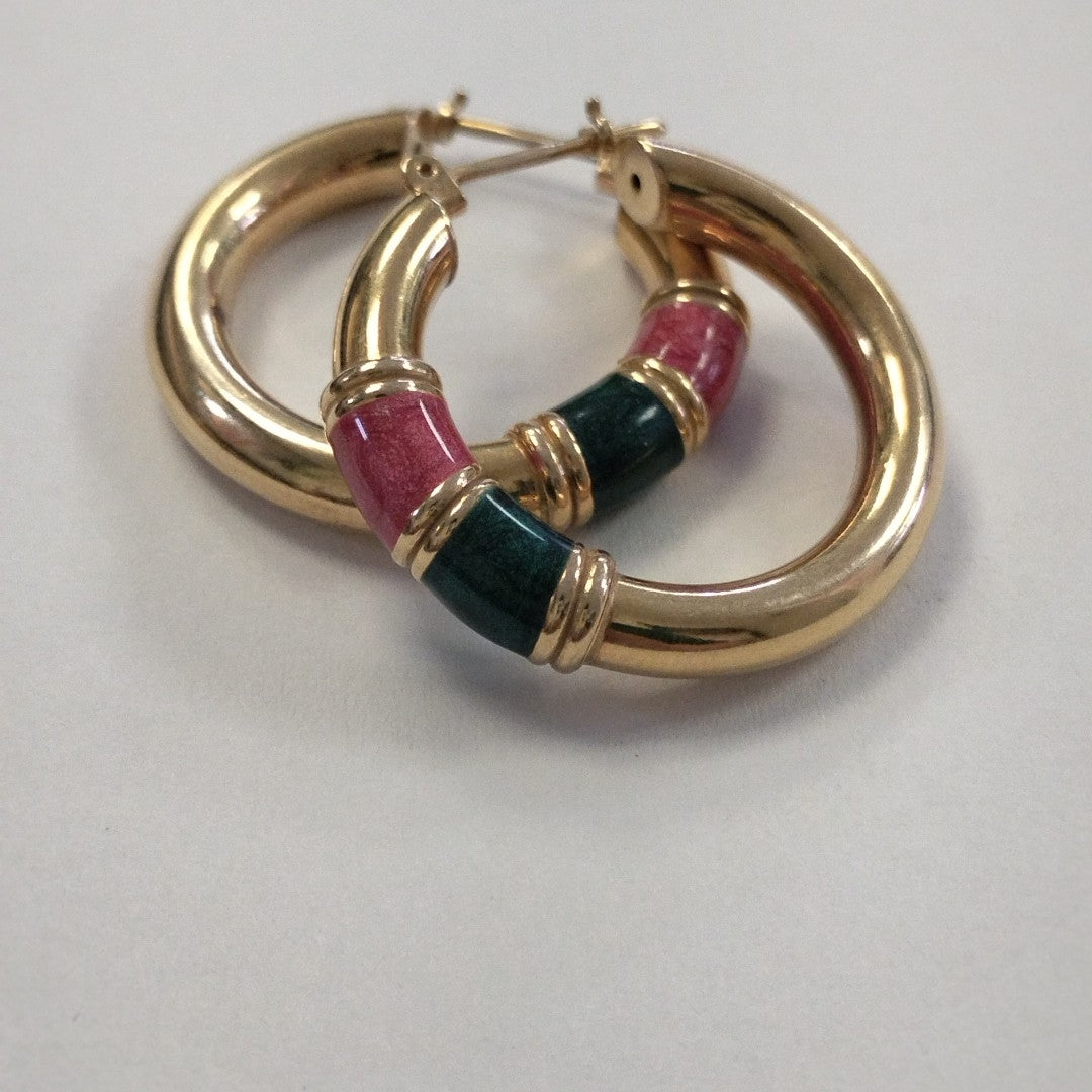 ARRACADAS PAR ORO 14 K 7,60 GRMS (SEMINUEVO)