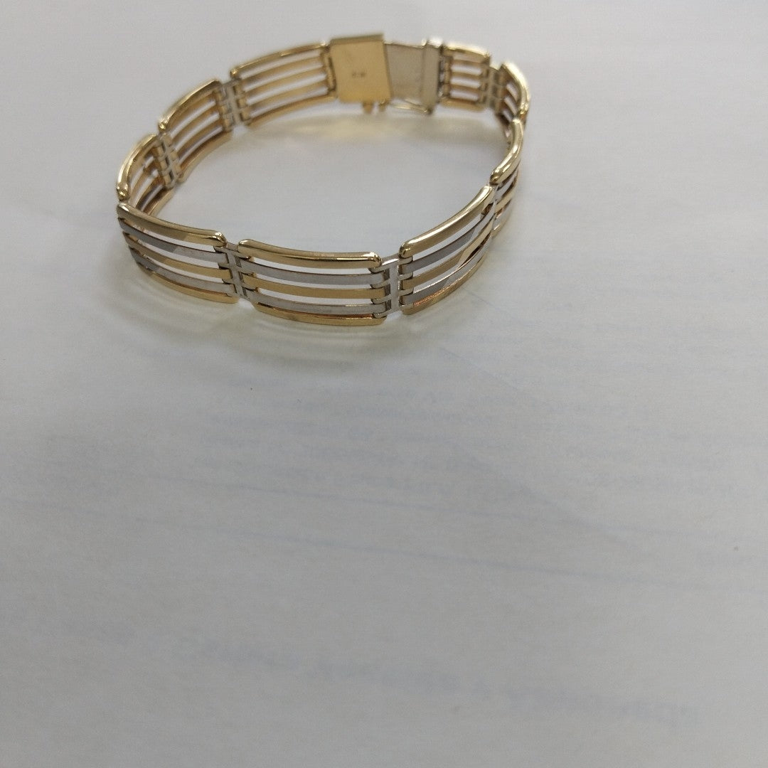 PULSERA ORO,ORO COMBINADO 14 K 18,50 GRMS (SEMINUEVO)