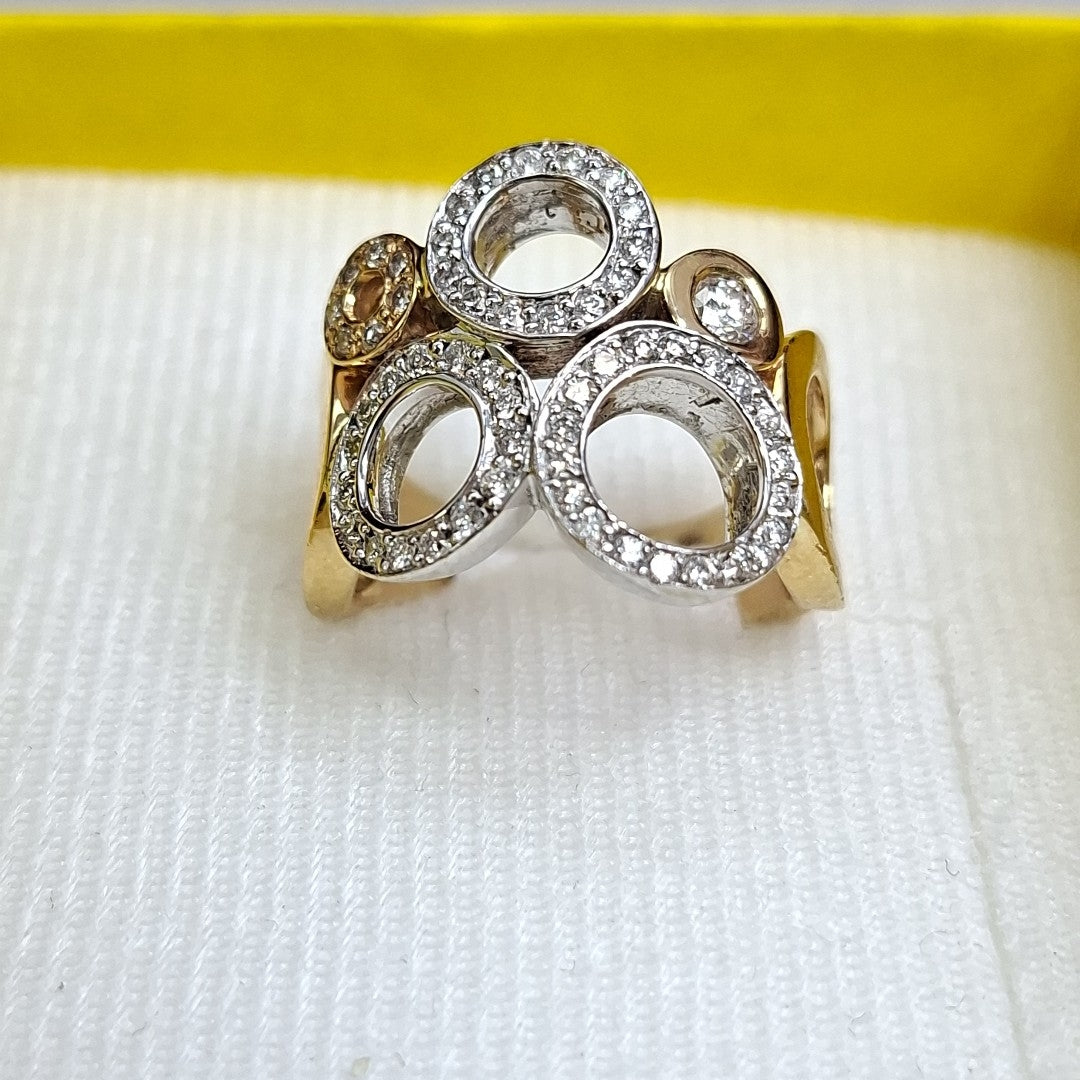 ANILLITO ORO BLANCO 14 K 9.6 GRMS (SEMINUEVO)