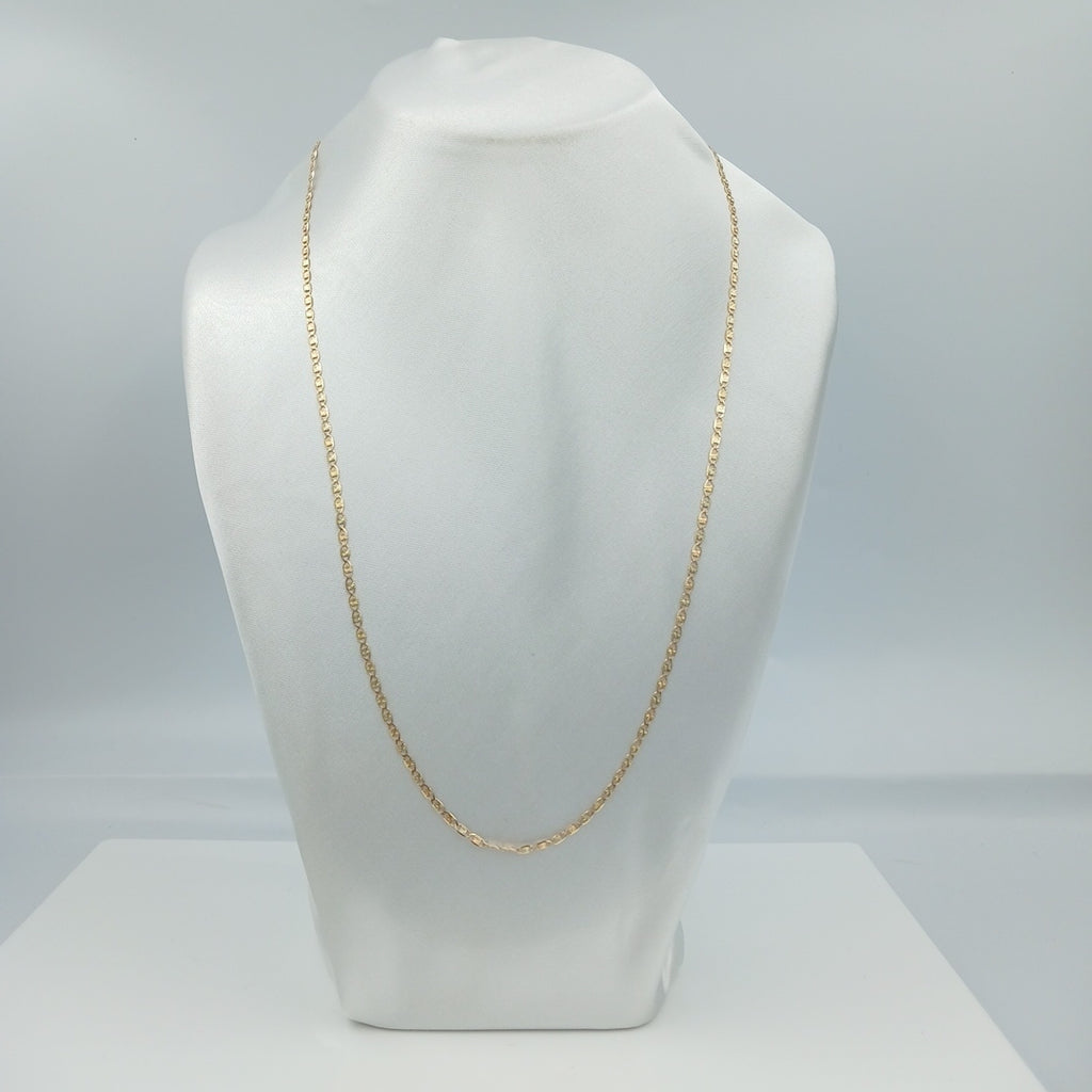 CADENA TEJIDO MARINERO 3.91GR 60 CM 14K (NUEVO)