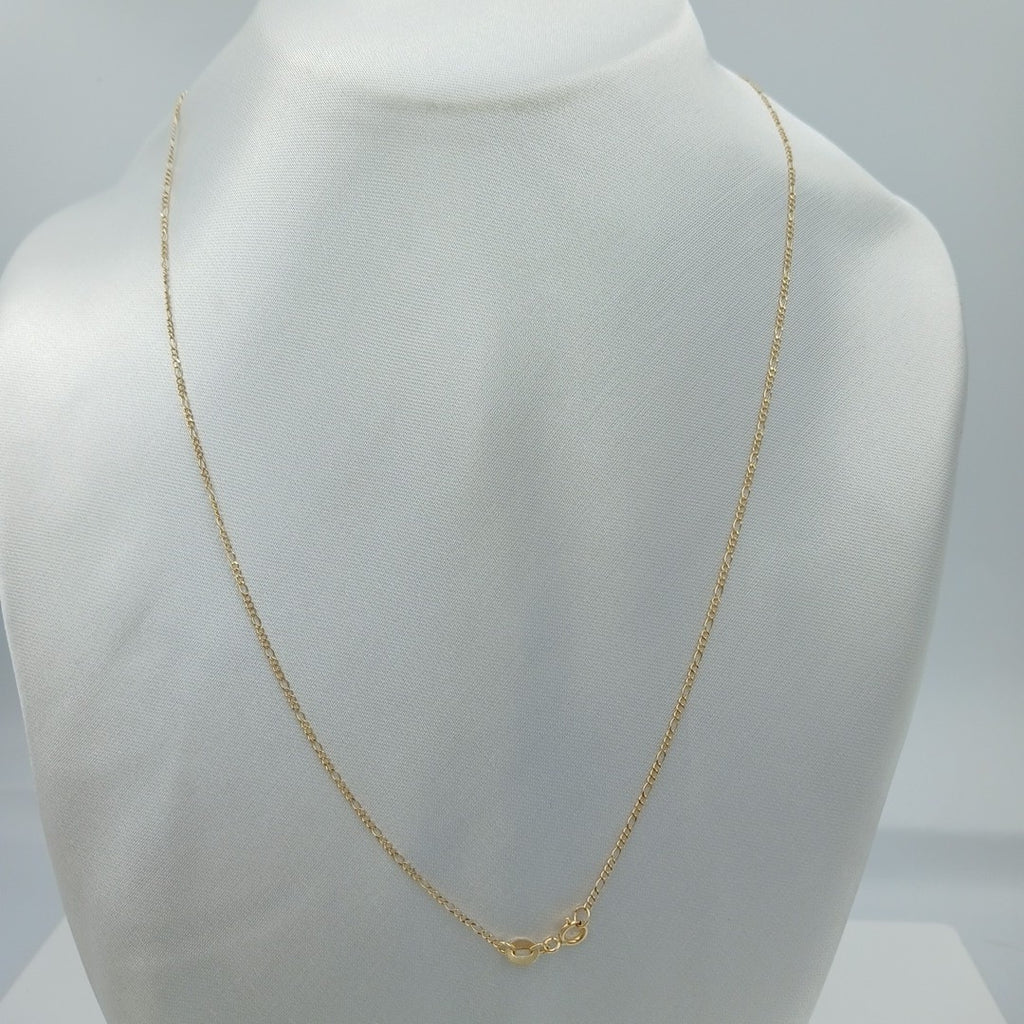 CADENA 3 X 1 1.5GR 50 CM 14K (NUEVO)