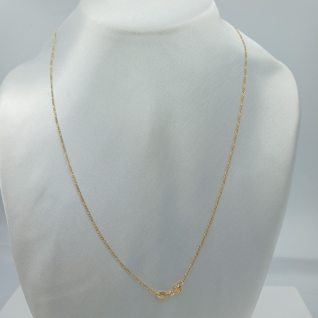 CADENA 3 X 1 1.5GR 50 CM 14K (NUEVO)