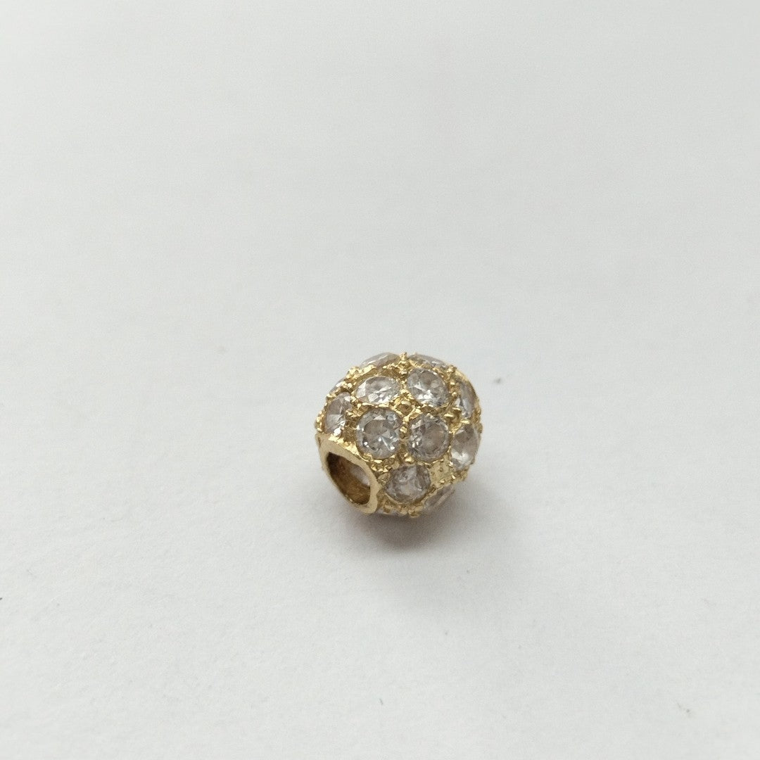 K1 1,40 GRMS 14 K ESPECIFICACIONES COMPLEMENTARIAS DIJE TIPO BOLA DE FUEGO C/ CI (SEMINUEVO)