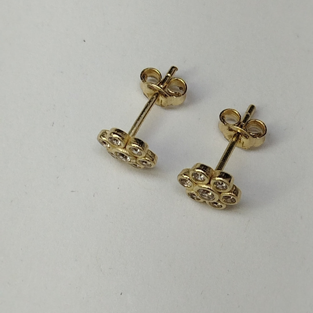 BROQUELES ORO 14K 1.2 (NUEVO)