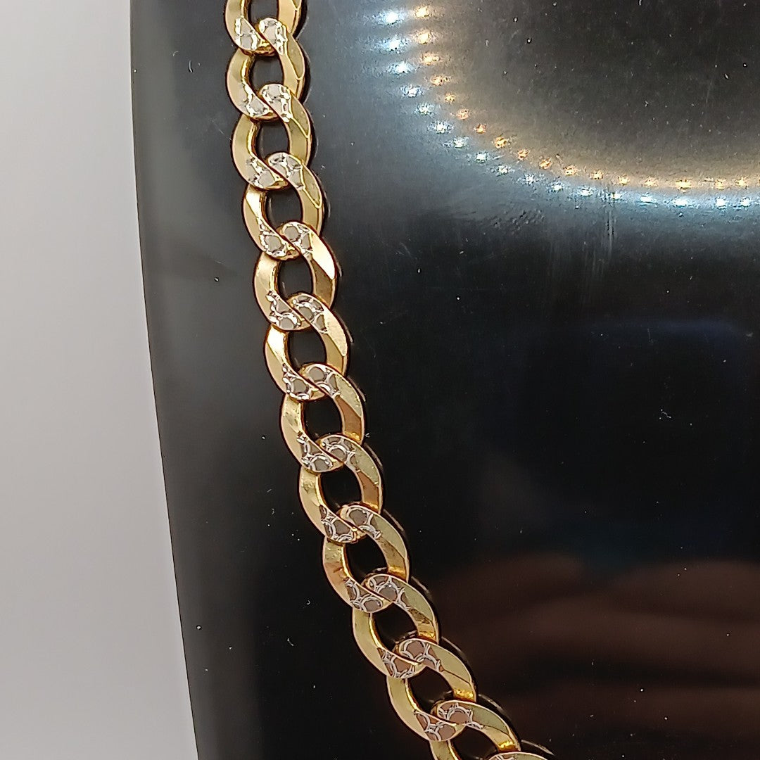 K1 53,00 GRMS 14 K ESPECIFICACIONES COMPLEMENTARIAS CADENA TEJIDO ESLABONES GRU (SEMINUEVO)