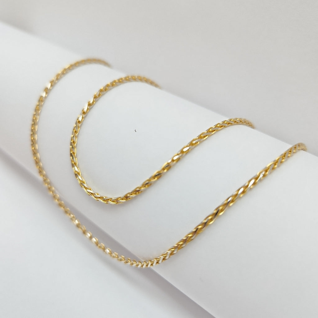 CADENA ORO,RODIADO 14 K 5,00 GRMS (SEMINUEVO)