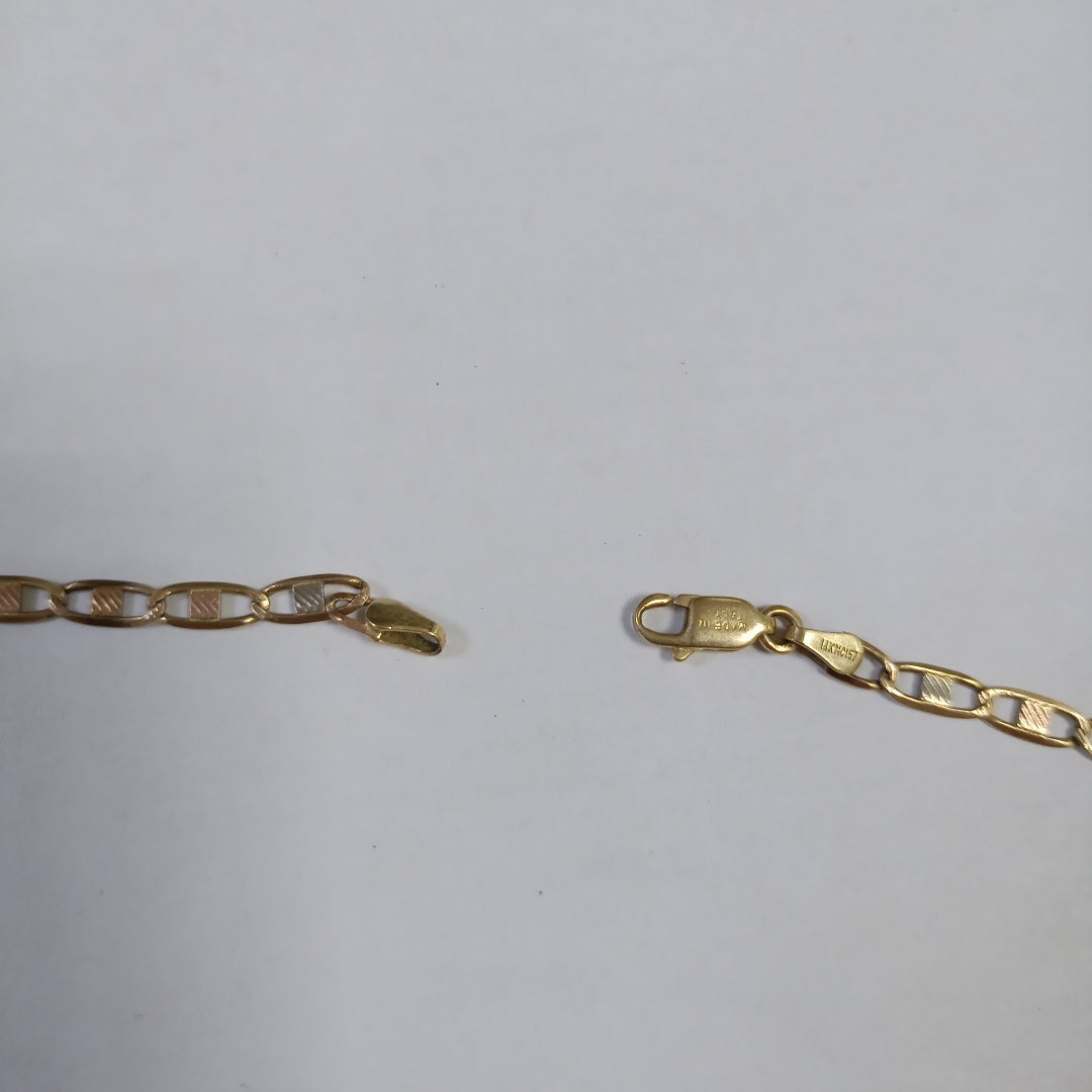 K1 9,00 GRMS 8 K ESPECIFICACIONES COMPLEMENTARIAS CADENA TIPO GUCCI BUEN ESTADO (SEMINUEVO)