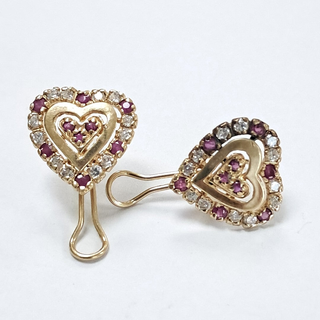 ARETES PAR ORO 10 K 4.1 GRMS (SEMINUEVO)