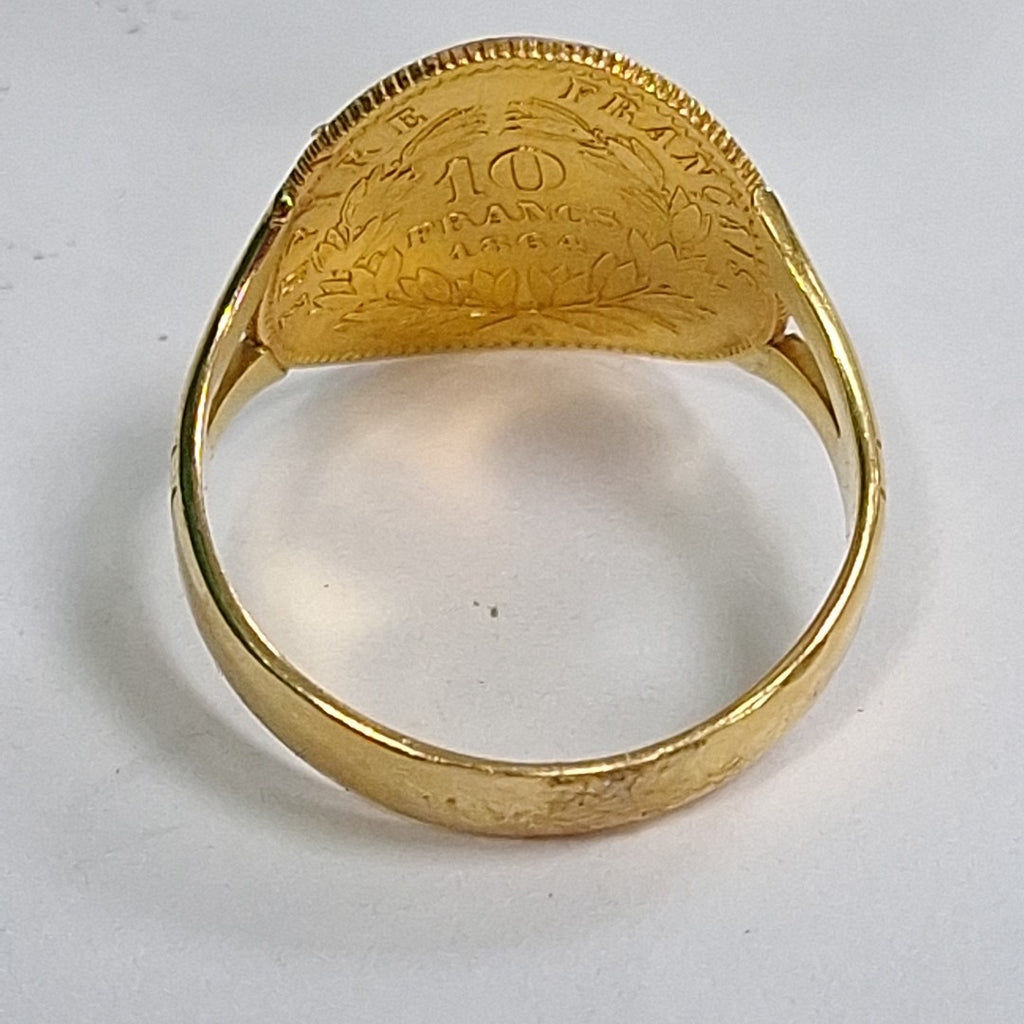 K1 6,00 GRMS 18 K ESPECIFICACIONES COMPLEMENTARIAS ANILLO MTVO MONEDA (SEMINUEVO)