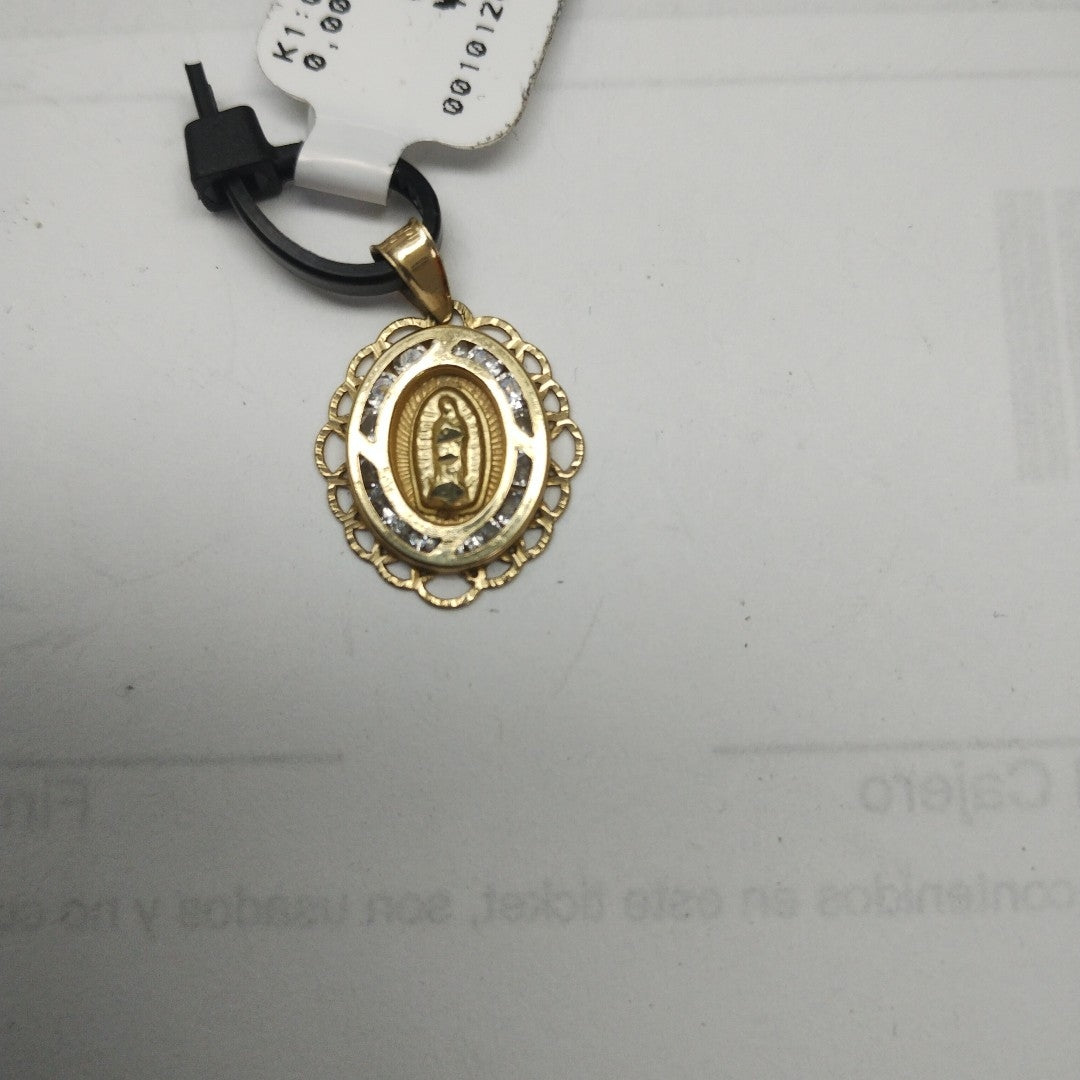 K1 0,80 GRMS 10 K ESPECIFICACIONES COMPLEMENTARIAS MEDALLA RELIGIOSA IMAGEN VIRGE (SEMINUEVO)