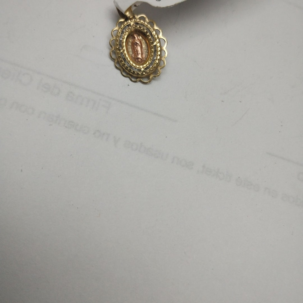 K1 0,50 GRMS 10 K ESPECIFICACIONES COMPLEMENTARIAS MEDALLA RELIGIOSA IMAGEN VIRGE (SEMINUEVO)