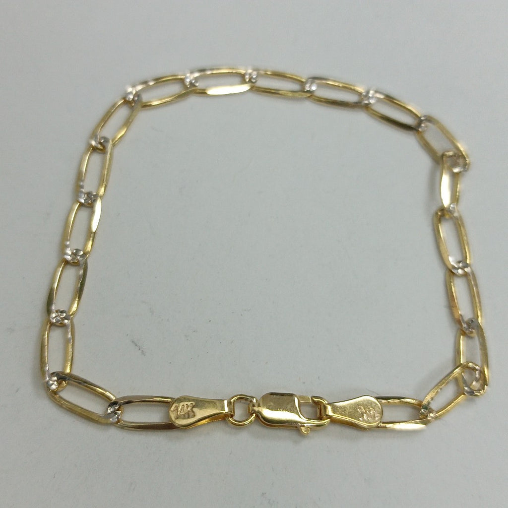 PULSERA TEJIDO ESLABONES 3.9G 18 CM (NUEVO)