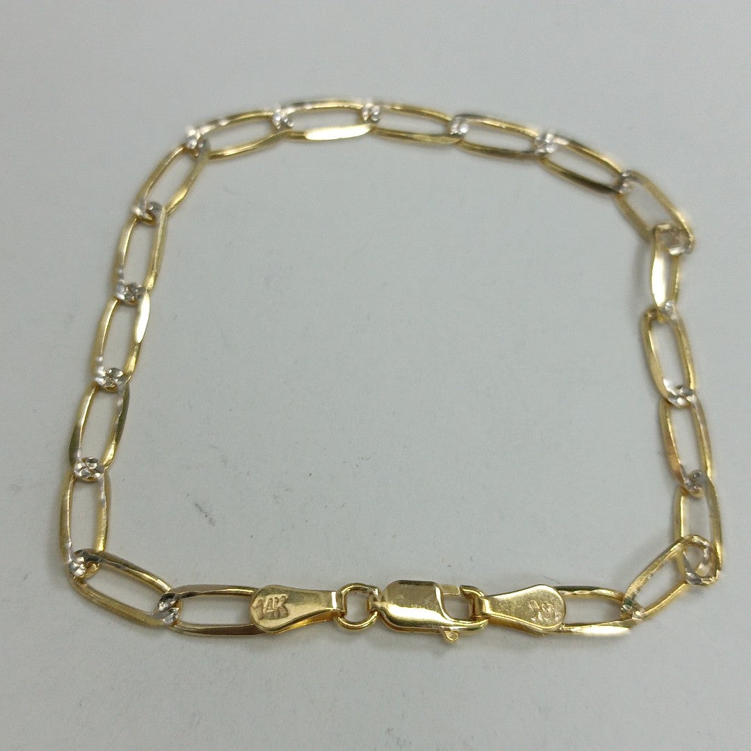 PULSERA TEJIDO ESLABONES 3.9G 18 CM (NUEVO)