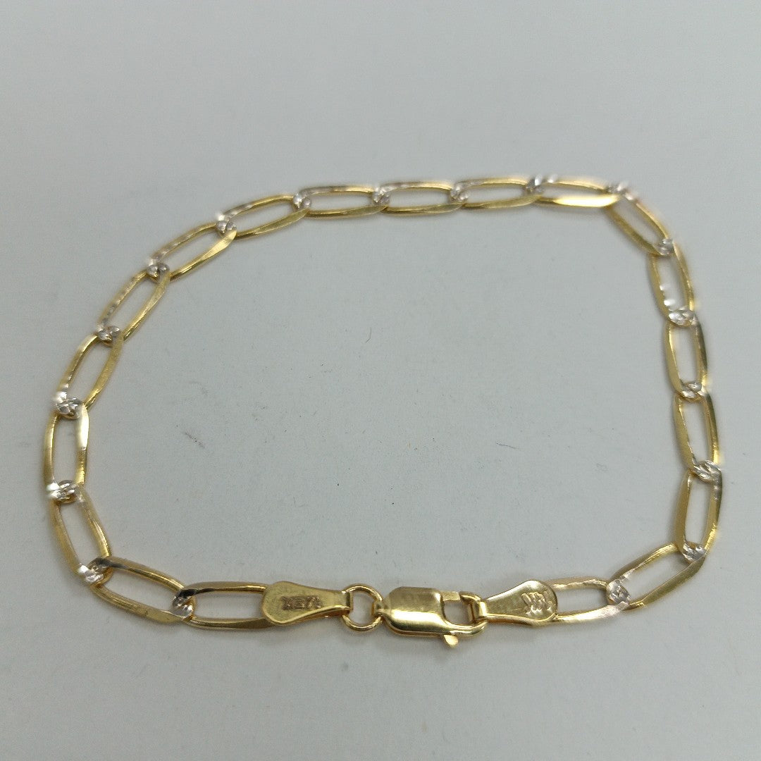 PULSERA TEJIDO ESLABONES 3.9G 18 CM (NUEVO)