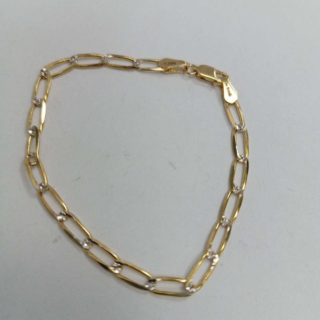 PULSERA TEJIDO ESLABONES 3.9G 18 CM (NUEVO)