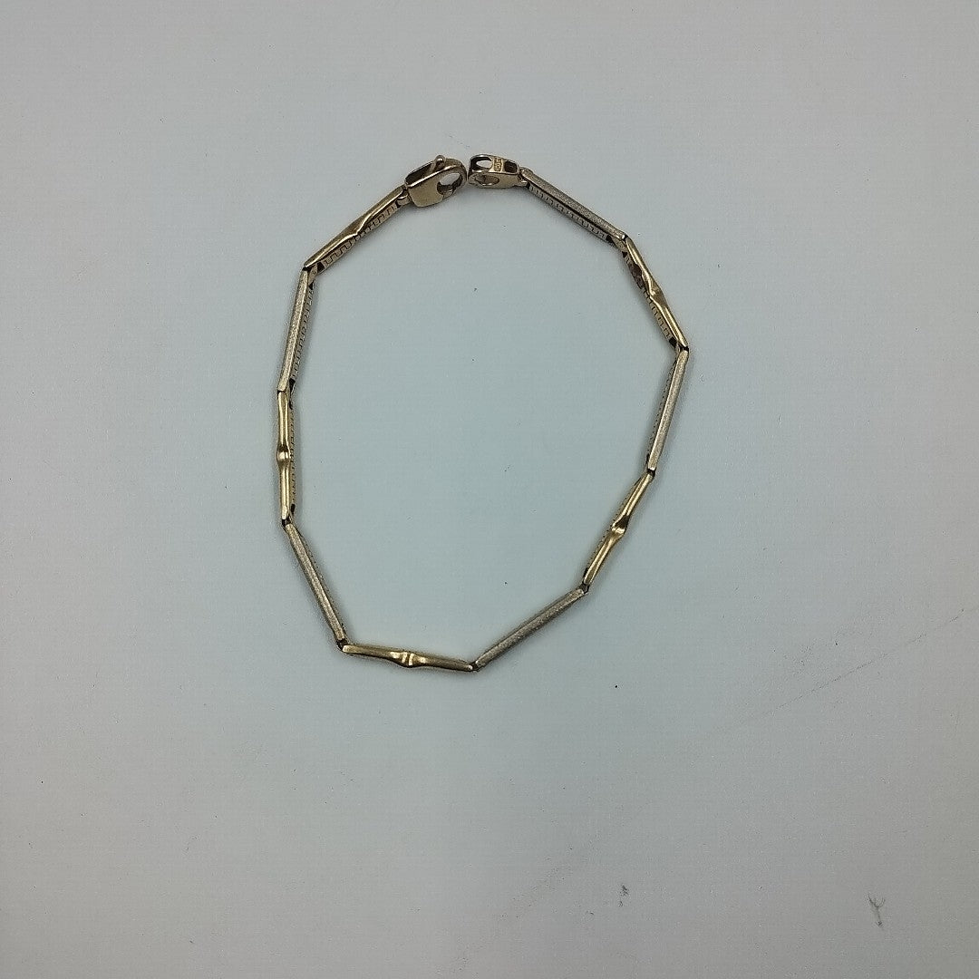 K1 4,80 GRMS 14 K ESPECIFICACIONES COMPLEMENTARIAS PULCERA VENDIBLE, TEJIDO ESPE (SEMINUEVO)