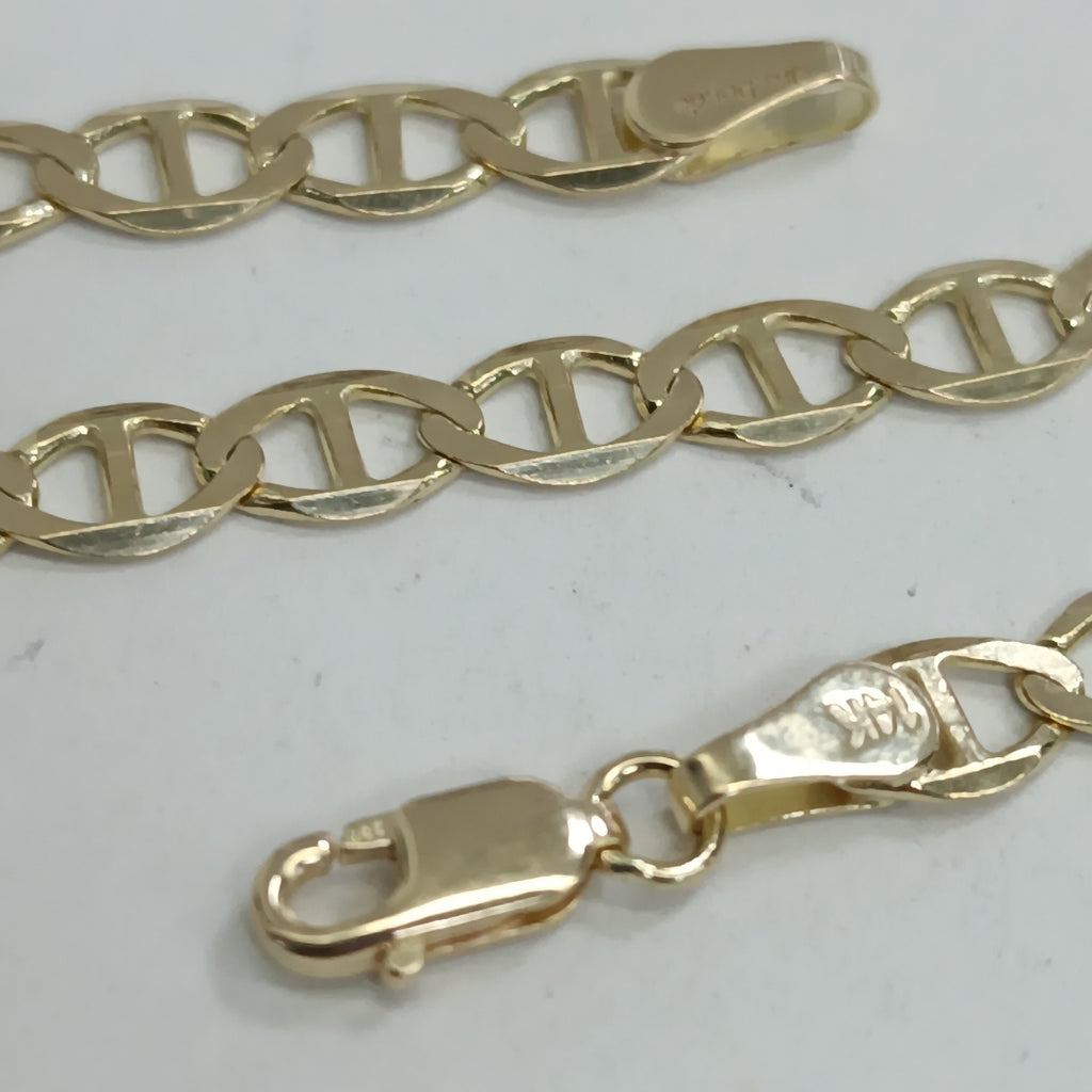 PULSERA TEJIDO GUCHI 5.5G 21 CM 14K (NUEVO)