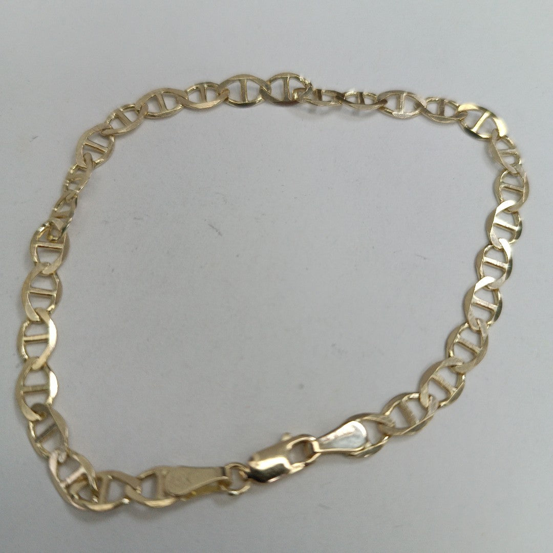 PULSERA TEJIDO GUCHI 5.5G 21 CM 14K (NUEVO)