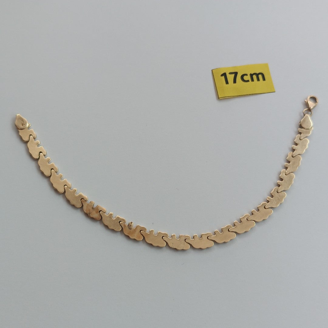 PULSERA ORO 14 K 5.7 GRMS (SEMINUEVO)