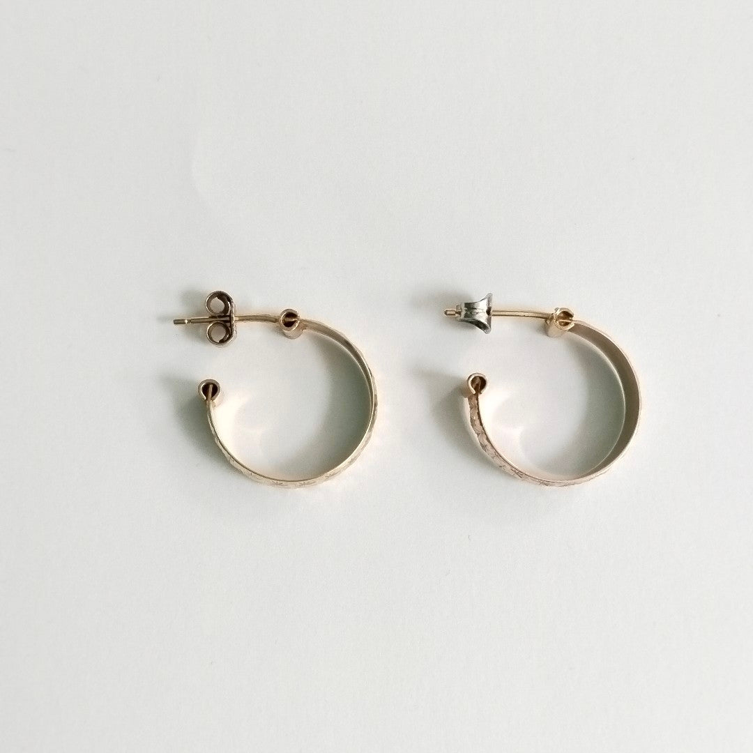 BROQUELES PAR ORO,ORO COMBINADO 14 K 4,00 GRMS (SEMINUEVO)