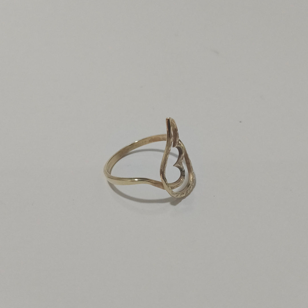 K1 2,00 GRMS 10 K ESPECIFICACIONES COMPLEMENTARIAS ANILLITO MOTIVO ALA (SEMINUEVO)