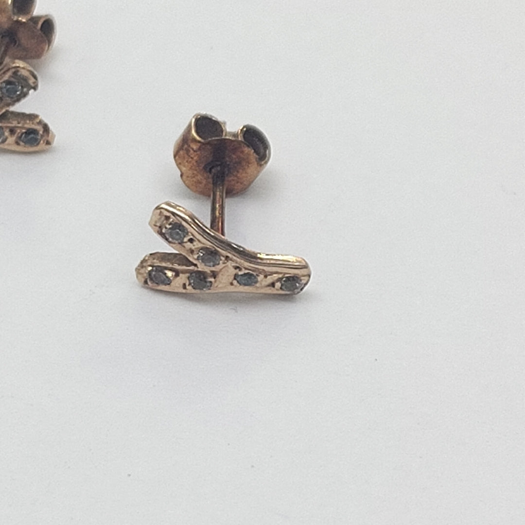 BROQUELES PAR ORO 10 K 1 GRMS (SEMINUEVO)