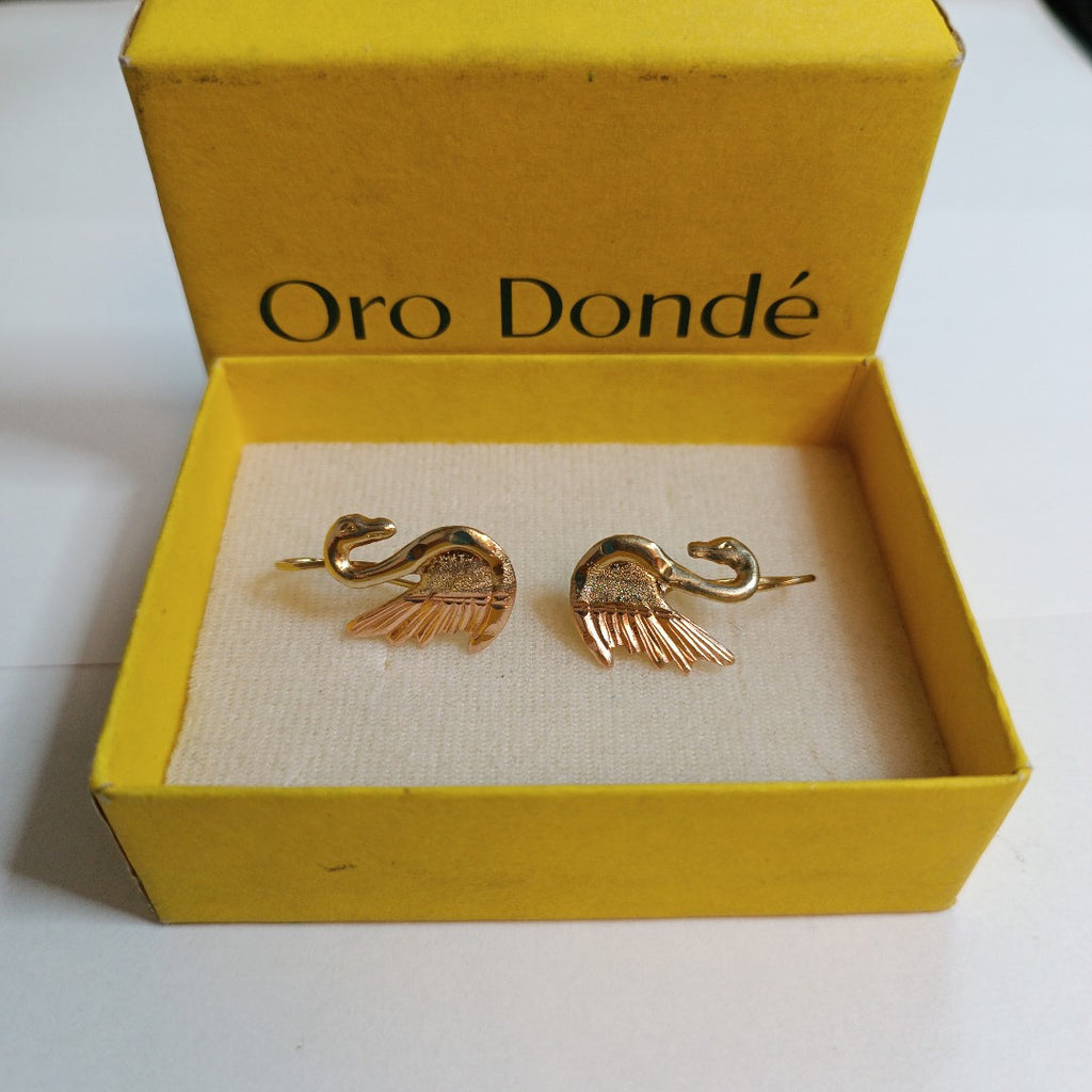 ARETES PAR ORO 10 K 1,70 GRMS (SEMINUEVO)