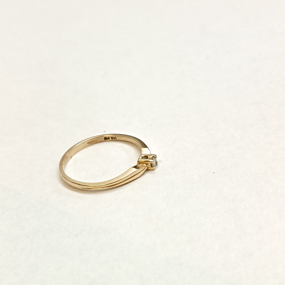 ANILLITO ORO 14 K 1.3 GRMS (SEMINUEVO)
