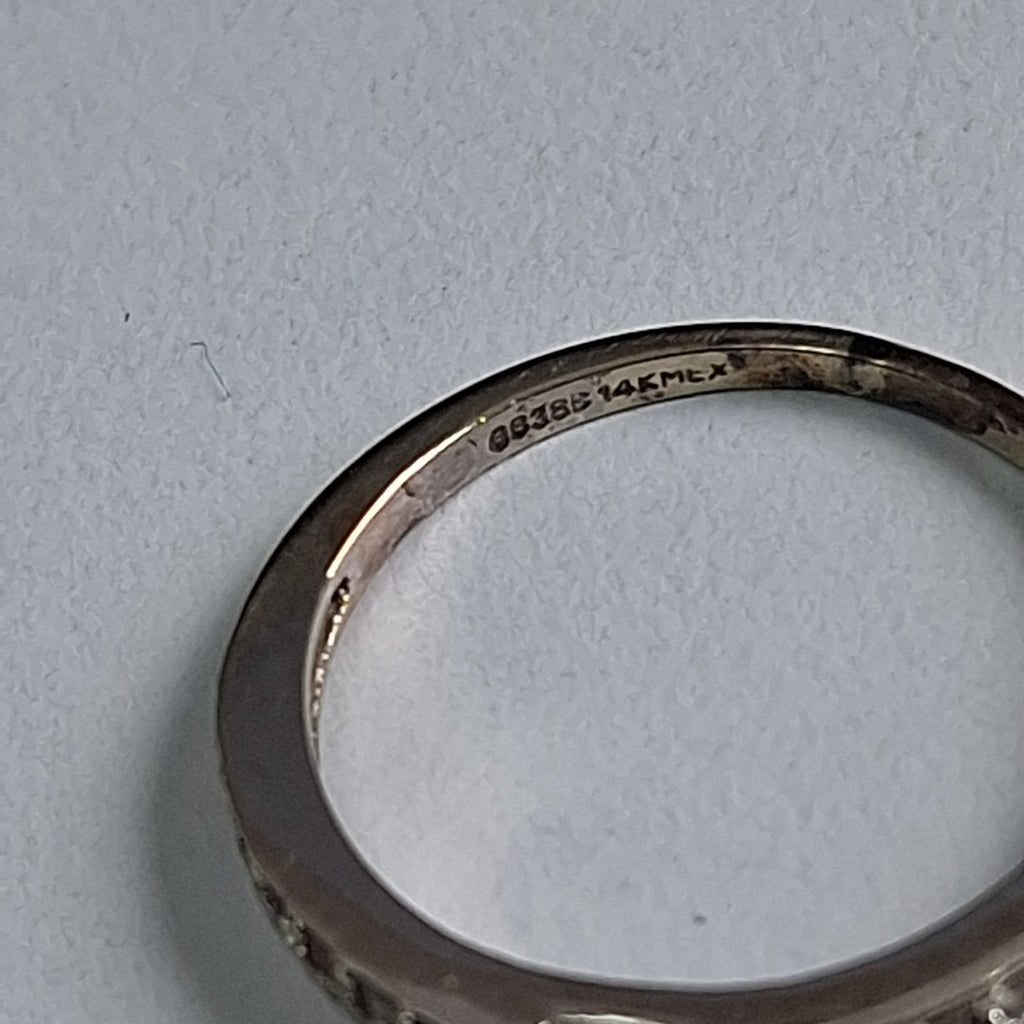 ANILLITO ORO BLANCO 14 K 1,80 GRMS (SEMINUEVO)