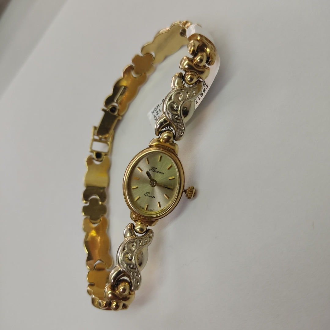 RELOJ CAJA Y PULSO ORO ORO,RODIADO 14 K 20,60 GRMS (SEMINUEVO)
