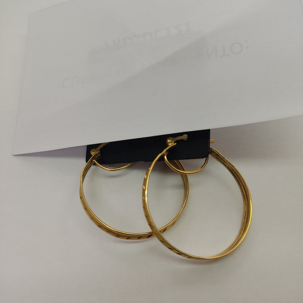 ARRACADAS PAR ORO 10 K 3.3 GRMS (SEMINUEVO)