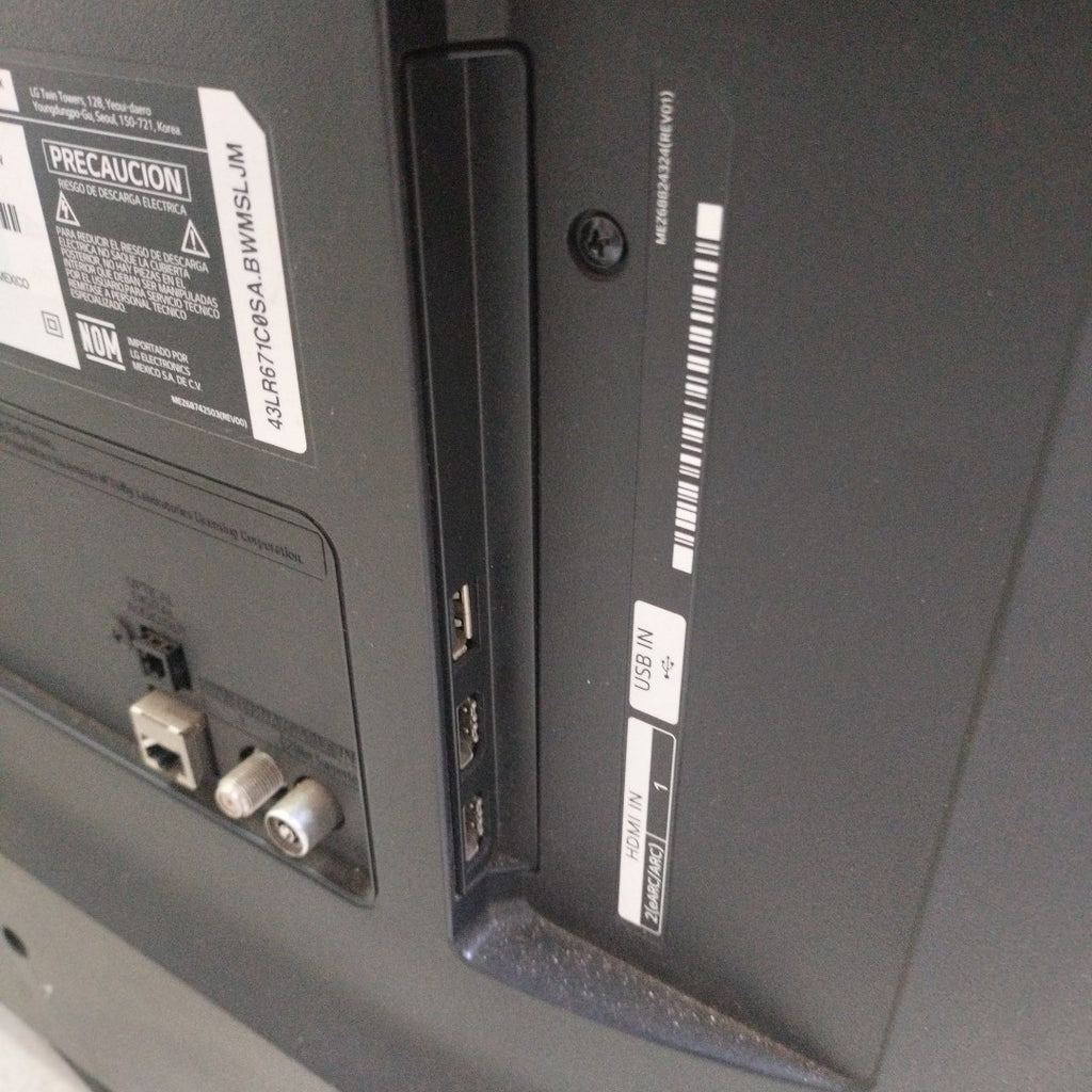 PANTALLA LG 43LR671C0SA (2024) 43" LED FULL HD (SEMINUEVO)