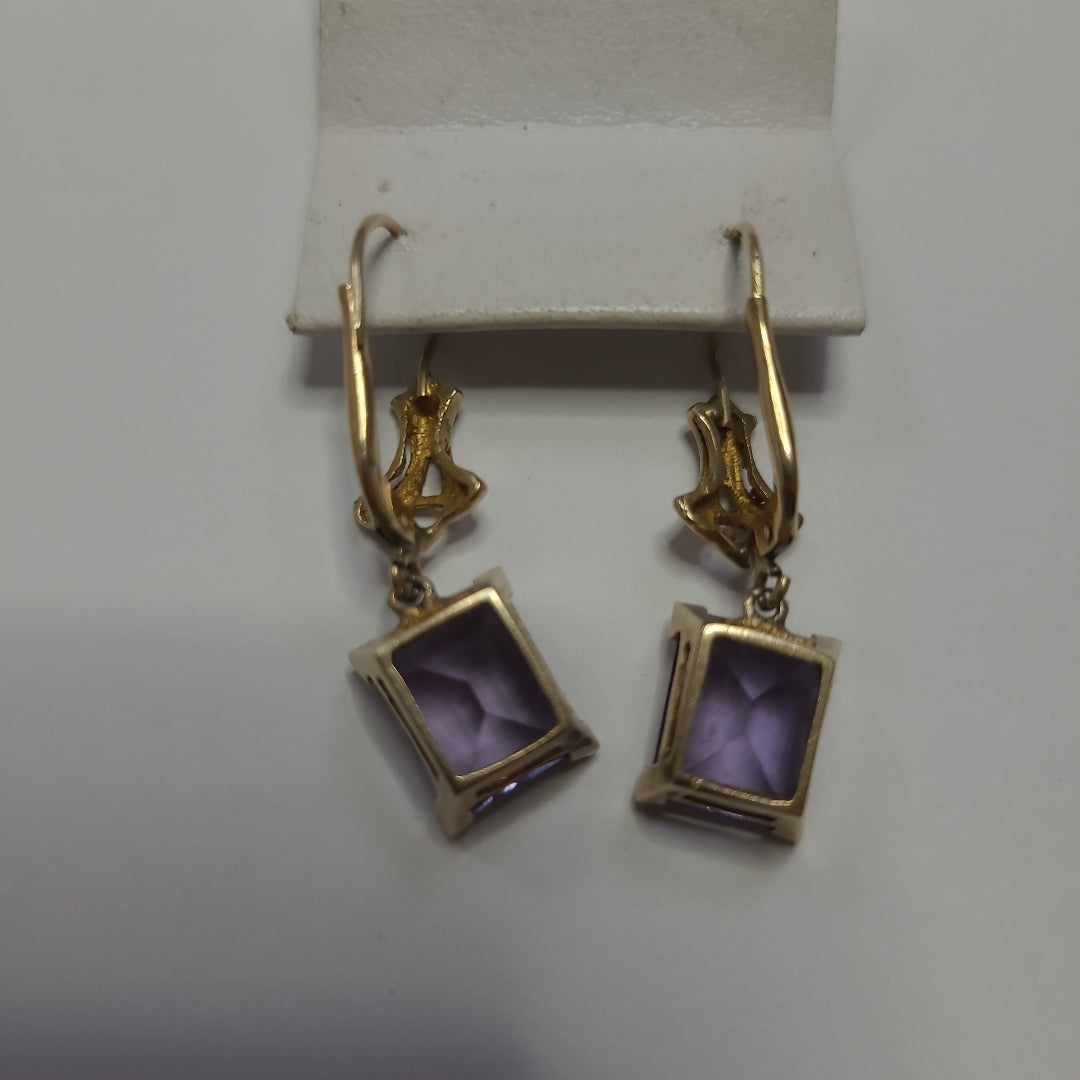 ARETES PAR ORO 14 K 4,40 GRMS (SEMINUEVO)