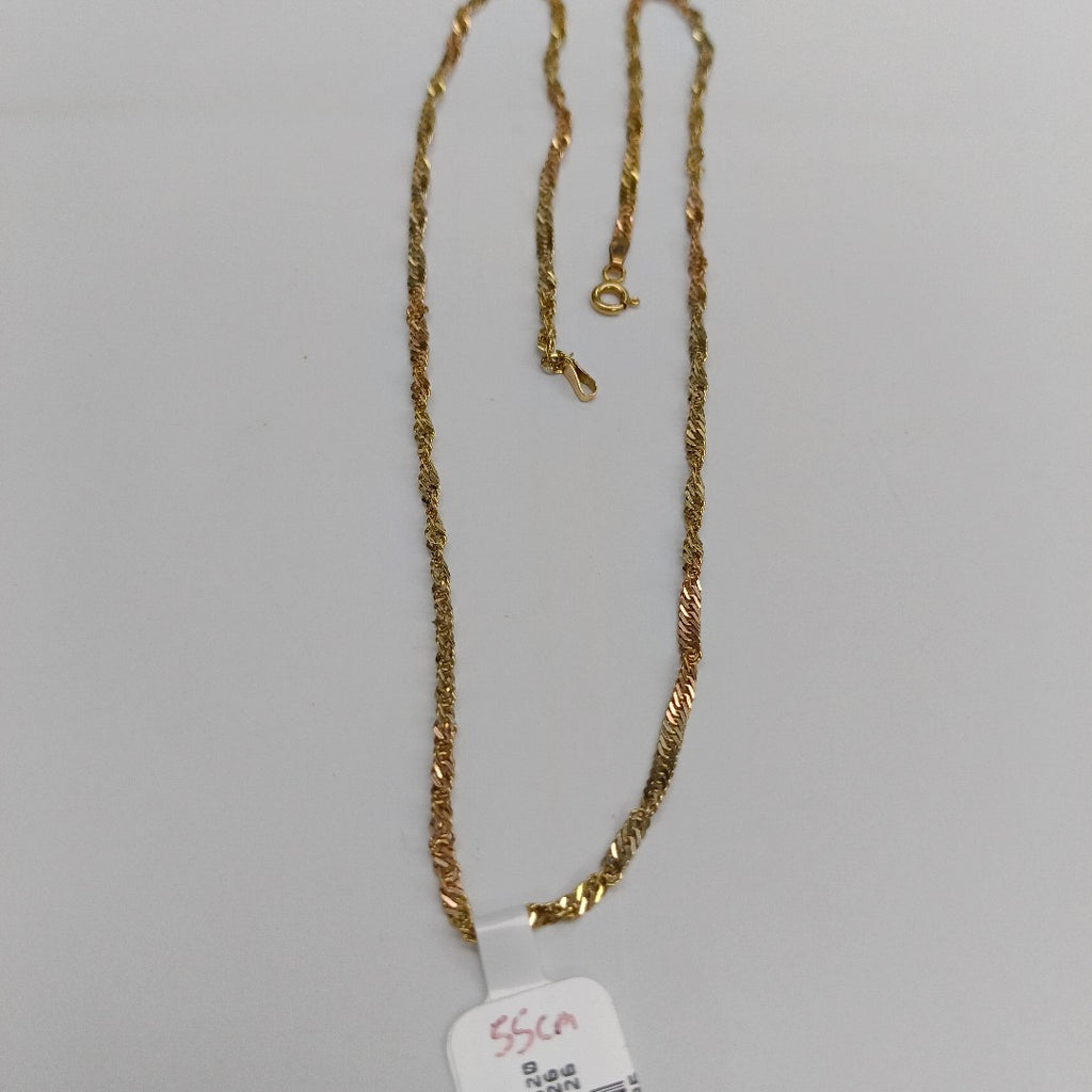 K1 4,50 GRMS 14 K ESPECIFICACIONES COMPLEMENTARIAS CADENA SEMI TORZAL (SEMINUEVO)