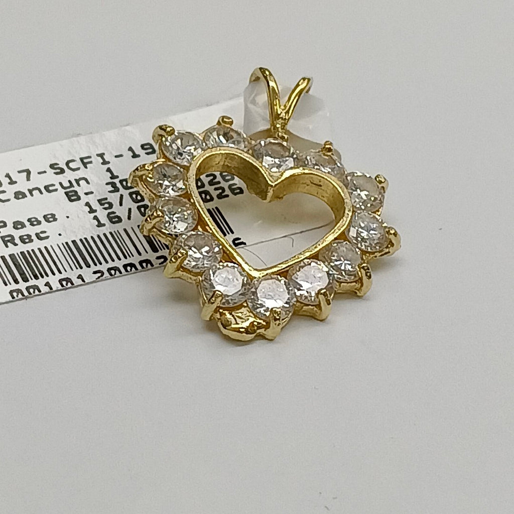 K1 3,00 GRMS 14 K ESPECIFICACIONES COMPLEMENTARIAS DIJE CON CIRCONIAS (SEMINUEVO)