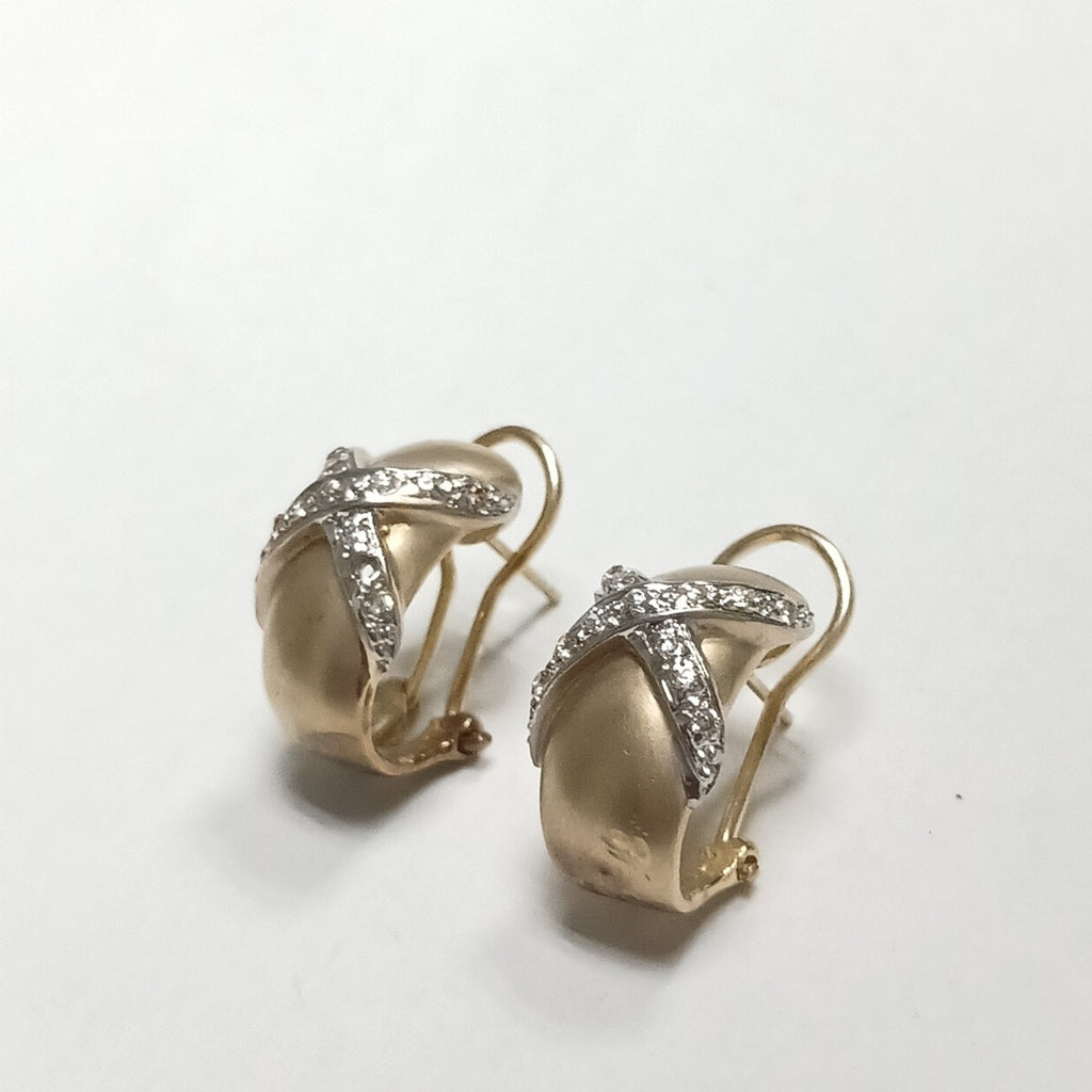 ARETES PAR ORO 14 K 6 GRMS (SEMINUEVO)