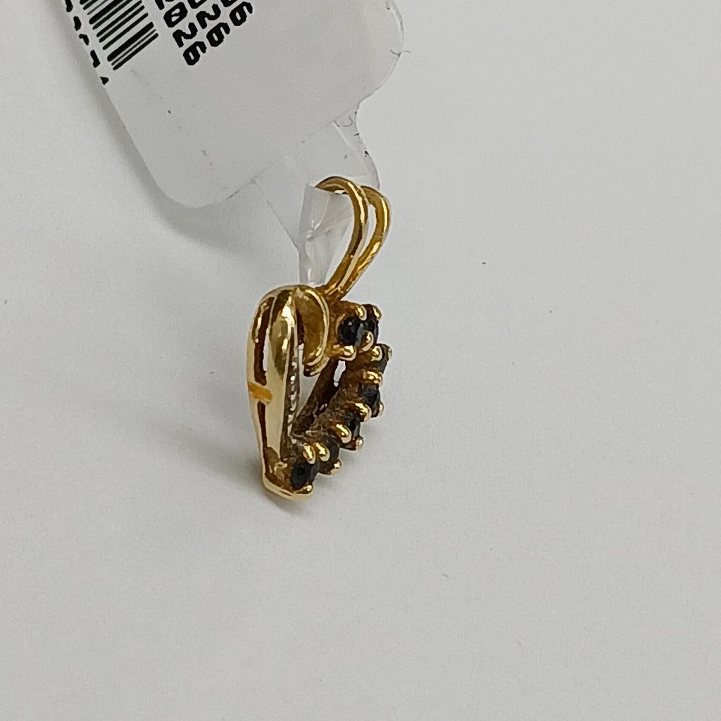 K1 0,90 GRMS 14 K ESPECIFICACIONES COMPLEMENTARIAS DIJE CORAZON PIEDRAS DE COLOR (SEMINUEVO)