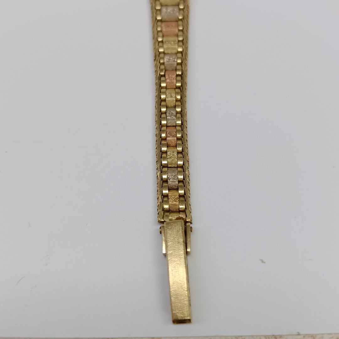 RELOJ CAJA Y PULSO ORO ORO 14 K 20.4 GRMS (SEMINUEVO)